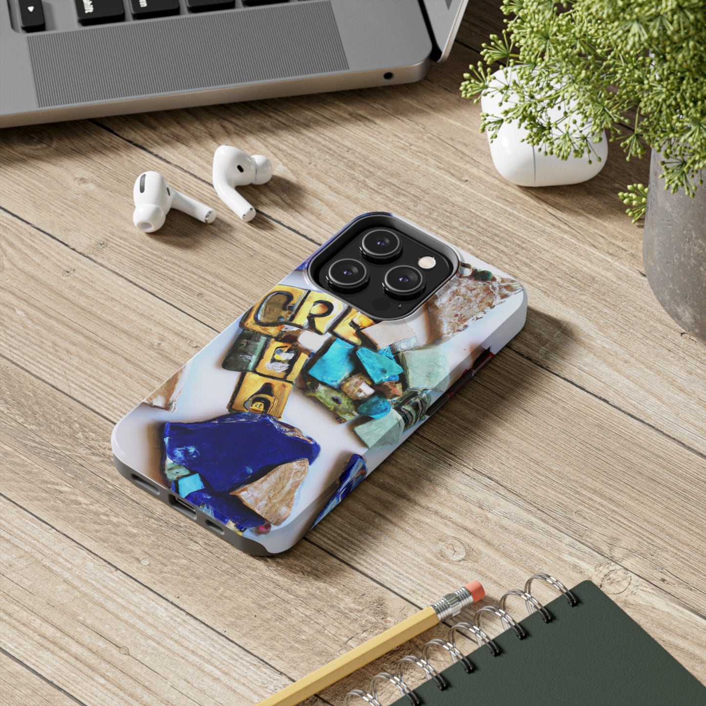 "Un mosaico de resiliencia: una exploración creativa de la fuerza y ​​la resistencia" - The Alien Tough Phone Cases