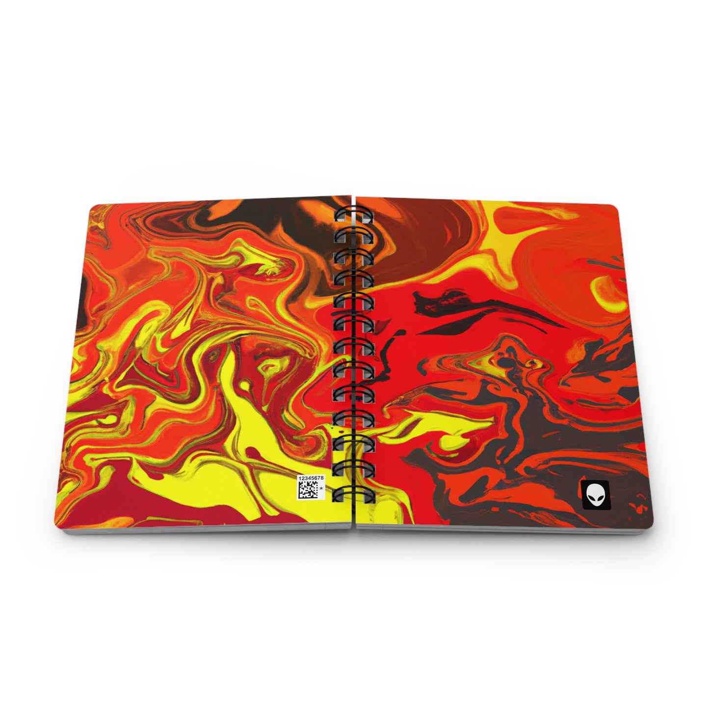 "Energía abstracta en movimiento" - The Alien Spiral Bound Journal