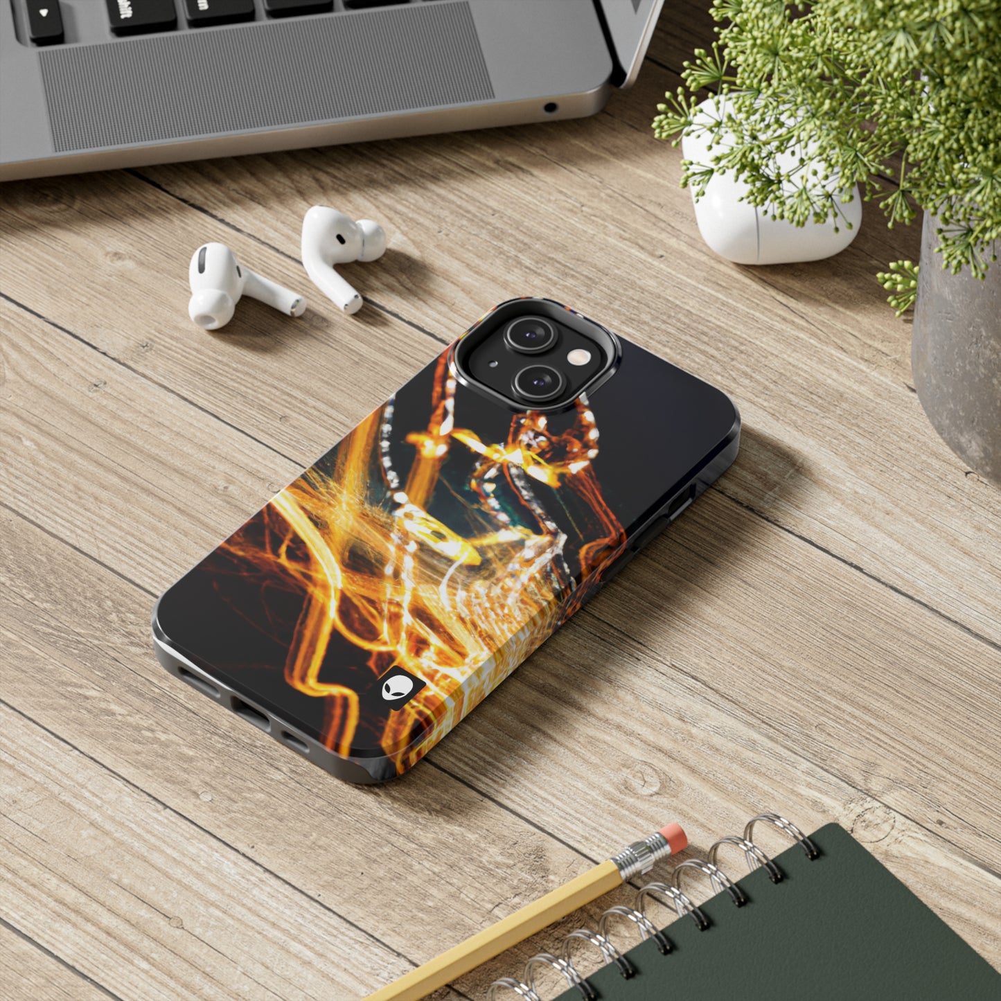 "Chaotic Disruption: An Abstract Exploration" - The Alien Tough Phone Cases