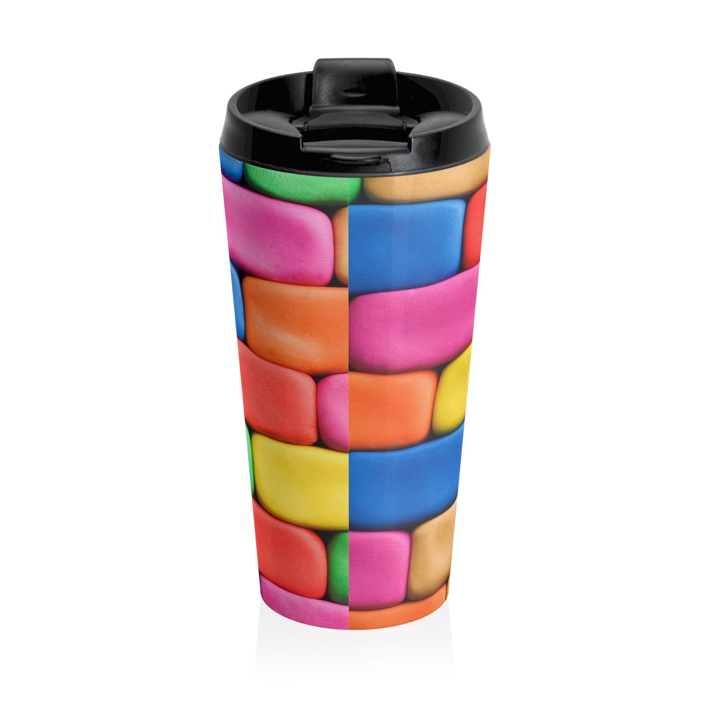 Polychrome Puzzles - The Alien Stainless Steel Travel Mug