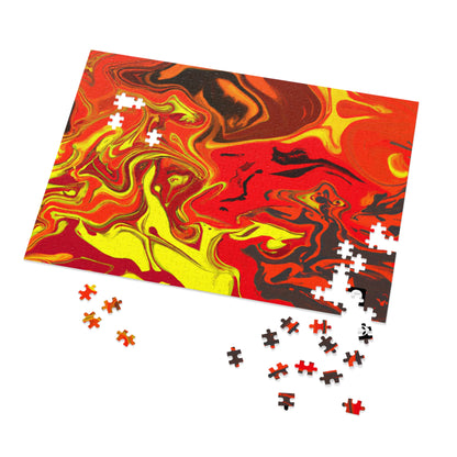 "Abstract Energy in Motion" - The Alien Jigsaw Puzzle