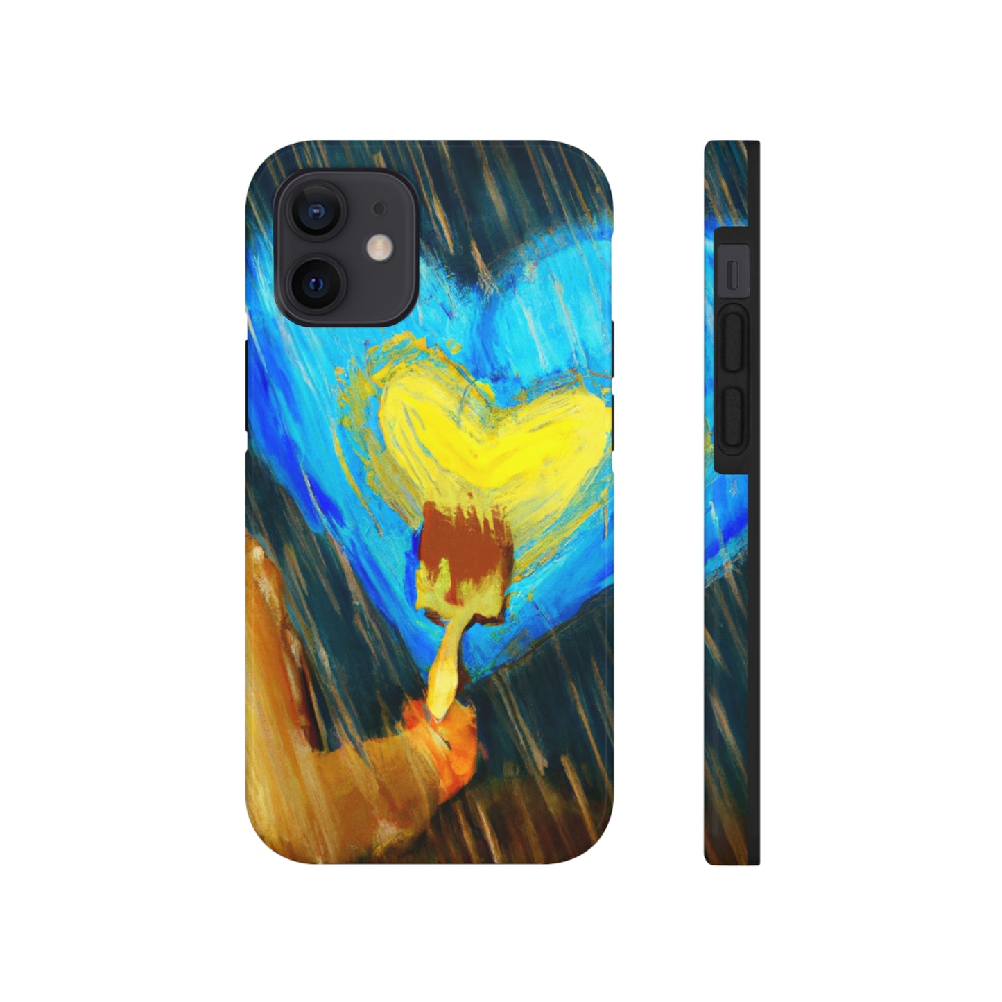 "Life-size Love in a Stormy Sky" - The Alien Tough Phone Cases