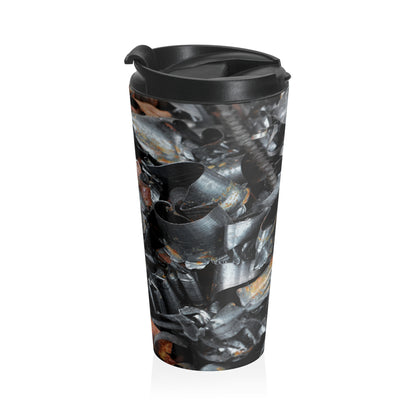 Rustic Reflections - The Alien Stainless Steel Travel Mug