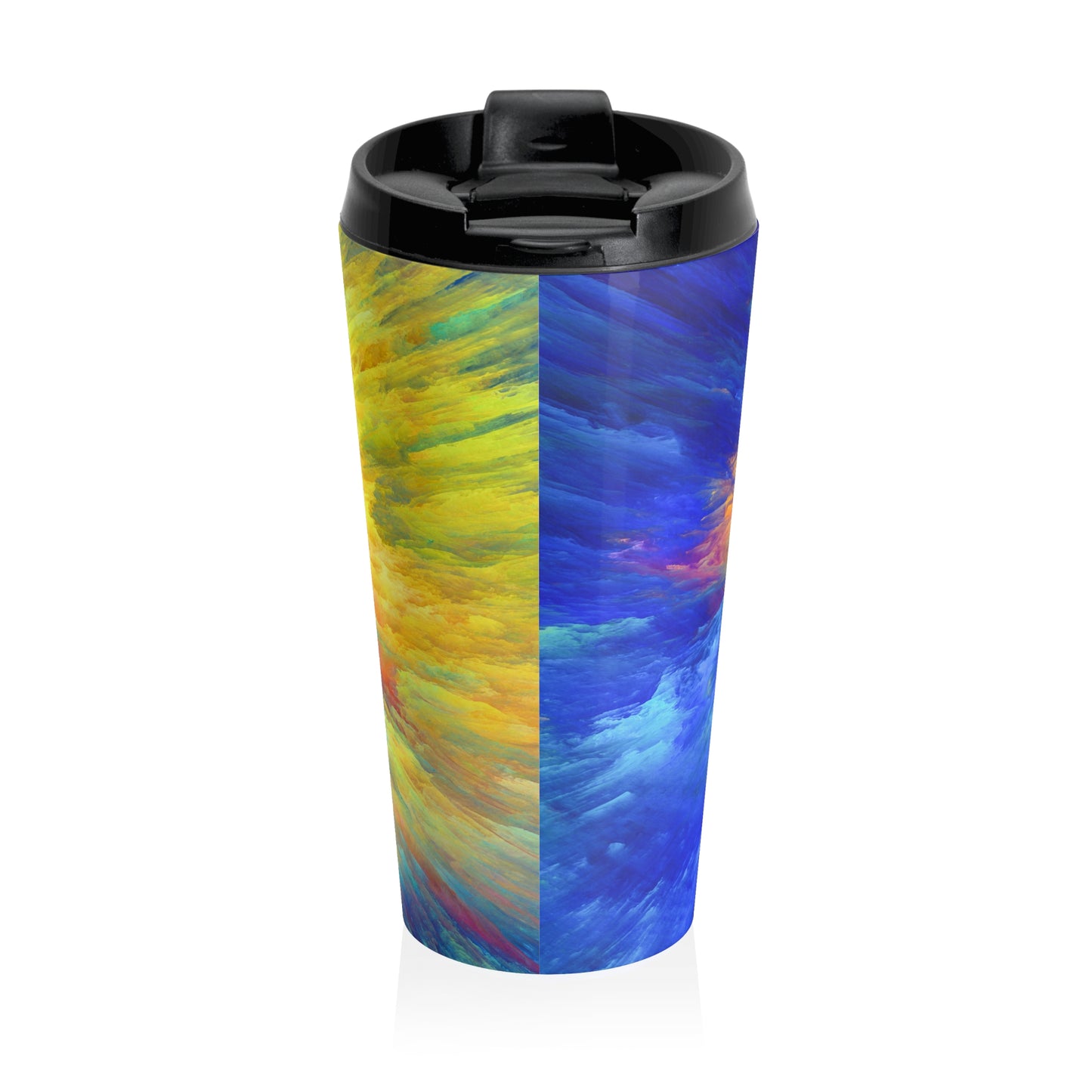 Vibrant Tangles - The Alien Stainless Steel Travel Mug