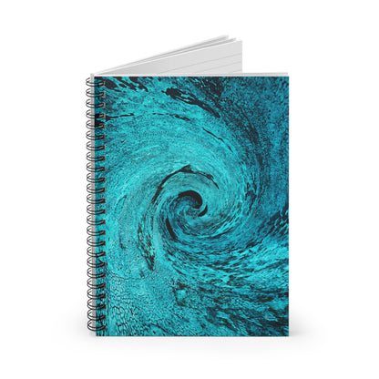 The Artistic Haven - The Alien Spiral Notebook (Ruled Line)