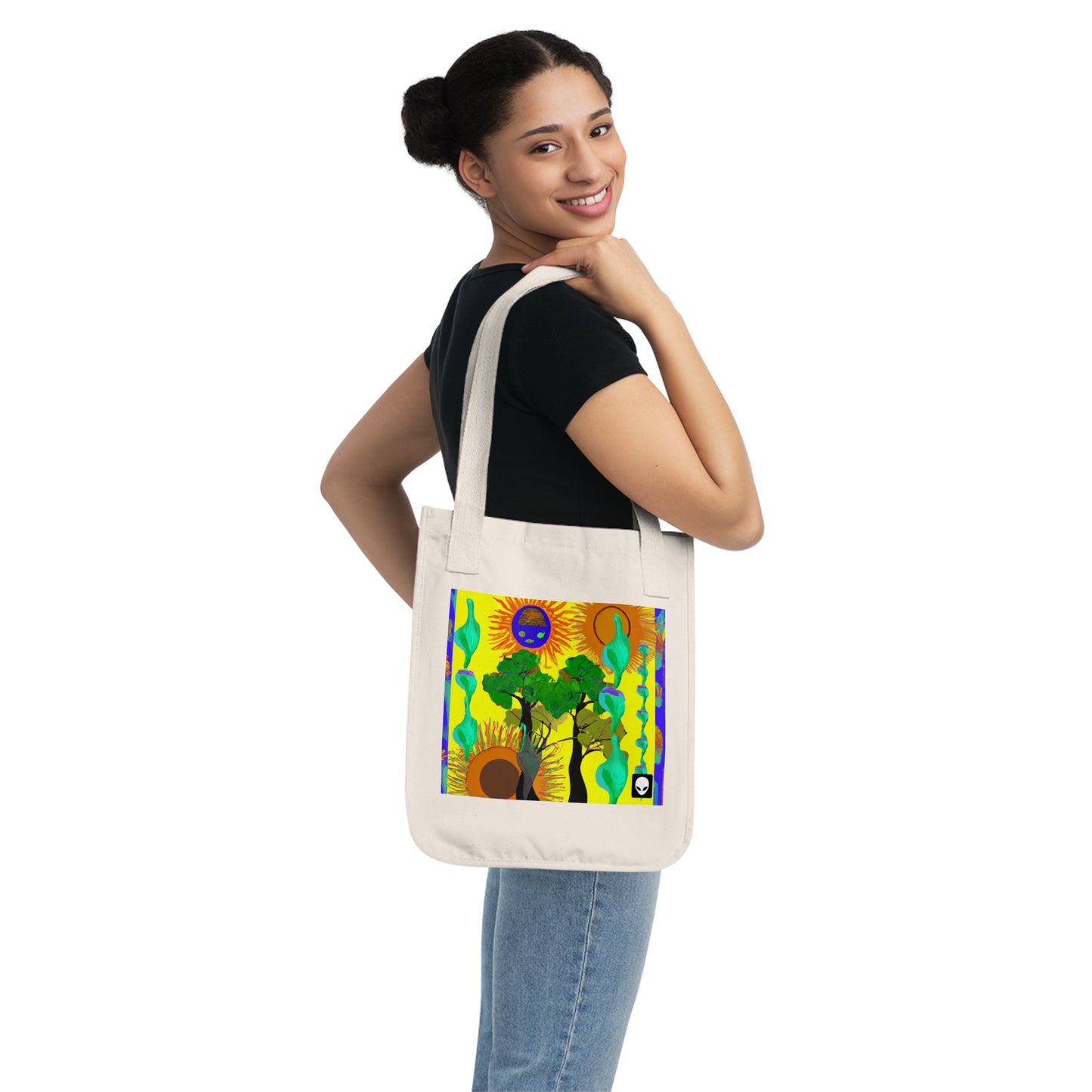 "Collision of Nature's Beauty" - The Alien Eco-friendly Tote Bag