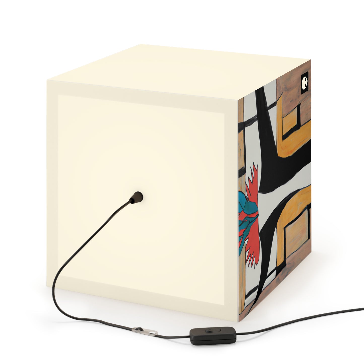 "Exploring Balance and Pattern in Abstract Art" - The Alien Light Cube Lamp