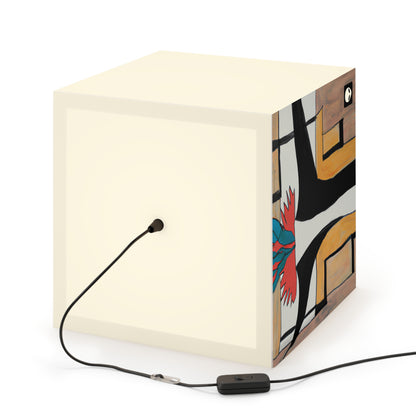 "Exploring Balance and Pattern in Abstract Art" - The Alien Light Cube Lamp