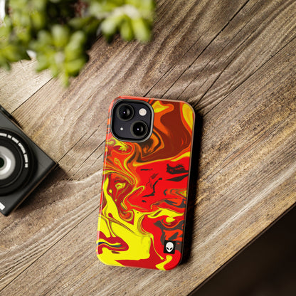 "Abstract Energy in Motion" - The Alien Tough Phone Cases