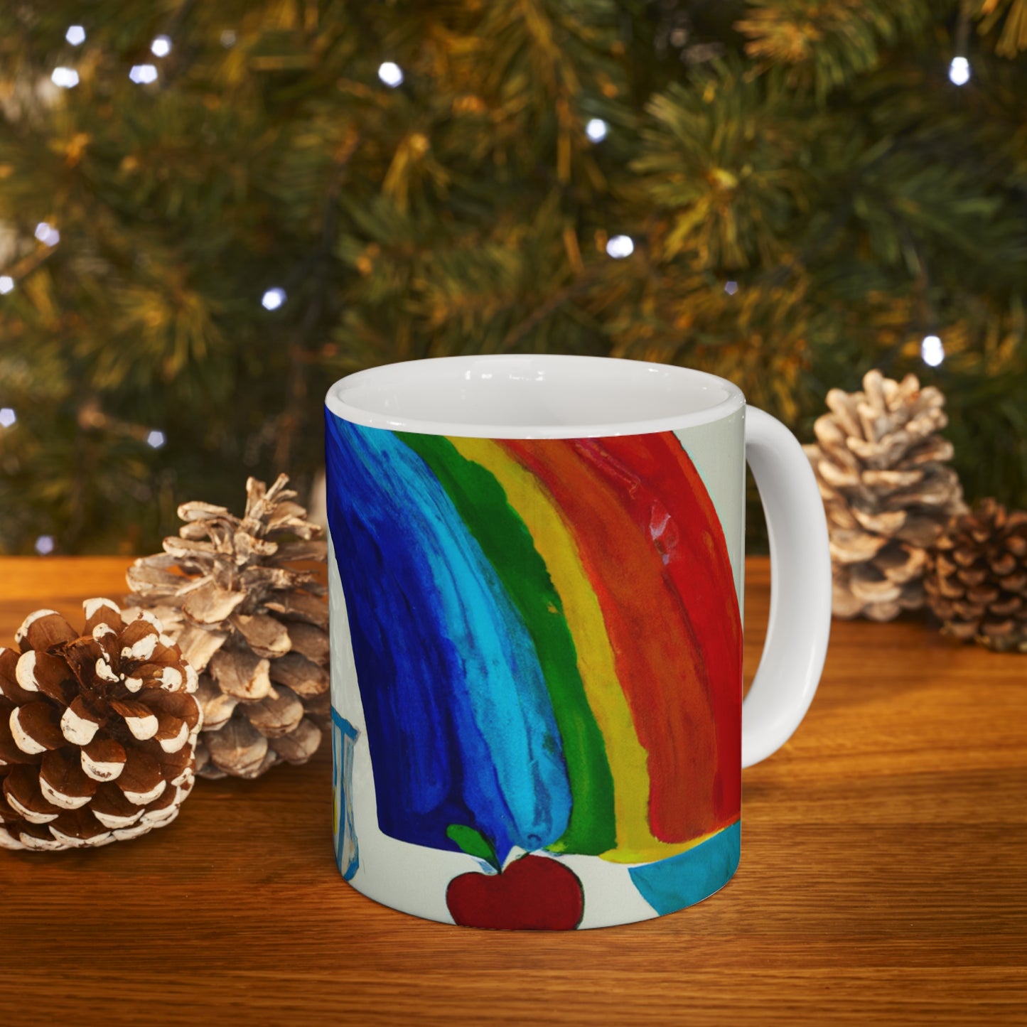 "A Fanciful Rainbow of Possibilities" - The Alien Ceramic Mug 11 oz