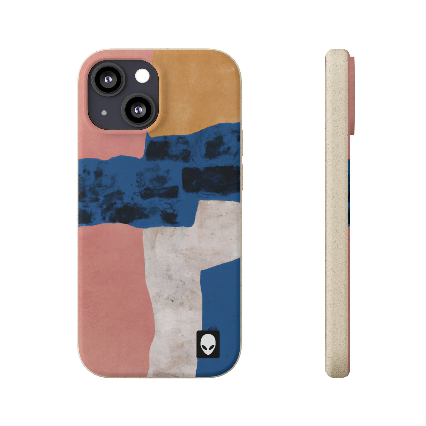 „Zusammenspiel von Licht und Schatten: Eine abstrakte Collage“ – The Alien Eco-Friendly Cases