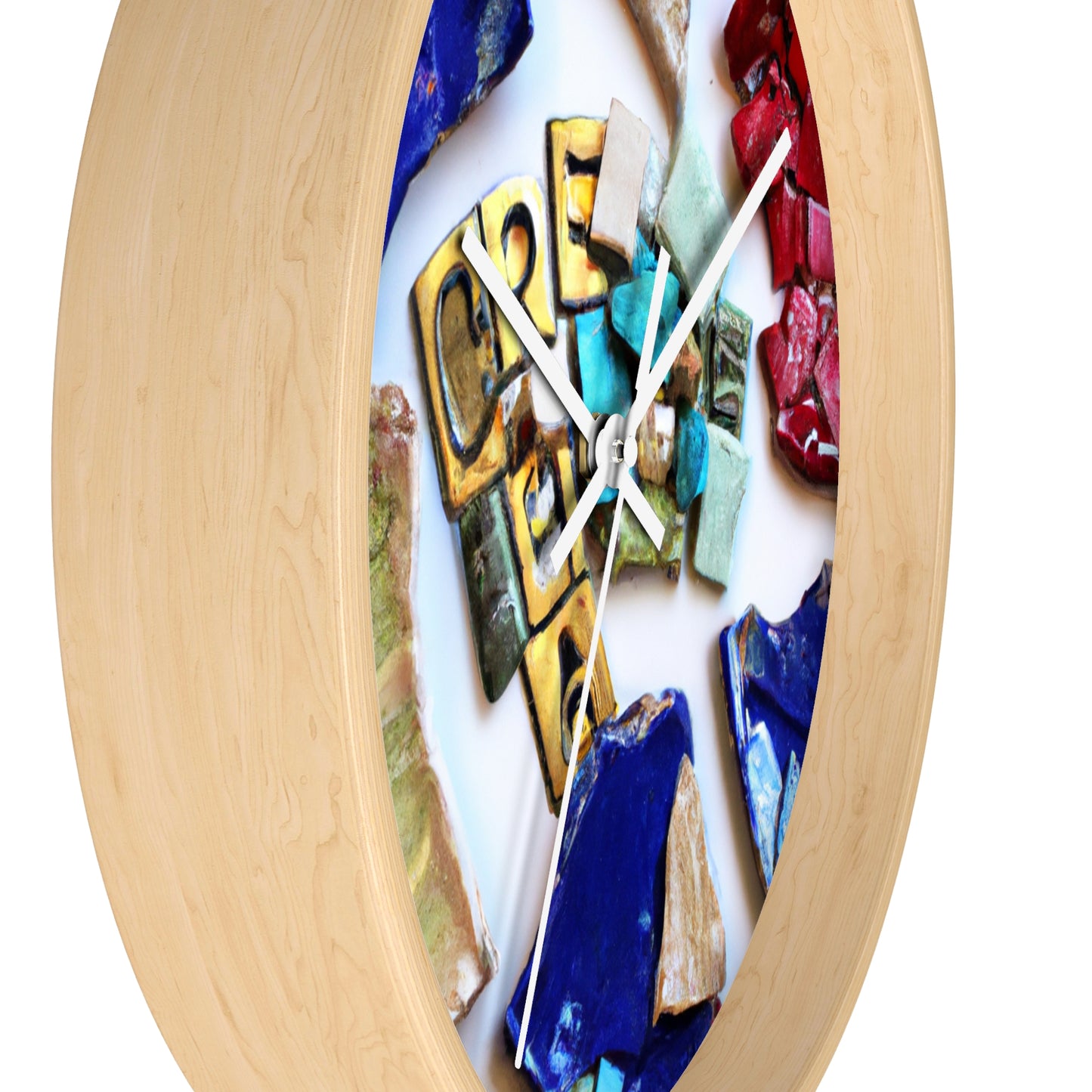 "A Mosaic of Resilience: A Creative Exploration of Strength and Endurance" - The Alien Wall Clock