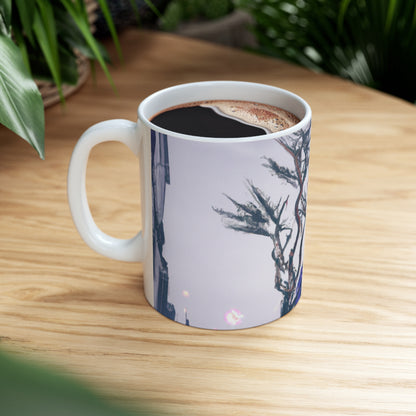 "Exploring Photographs in Color" - The Alien Ceramic Mug 11 oz