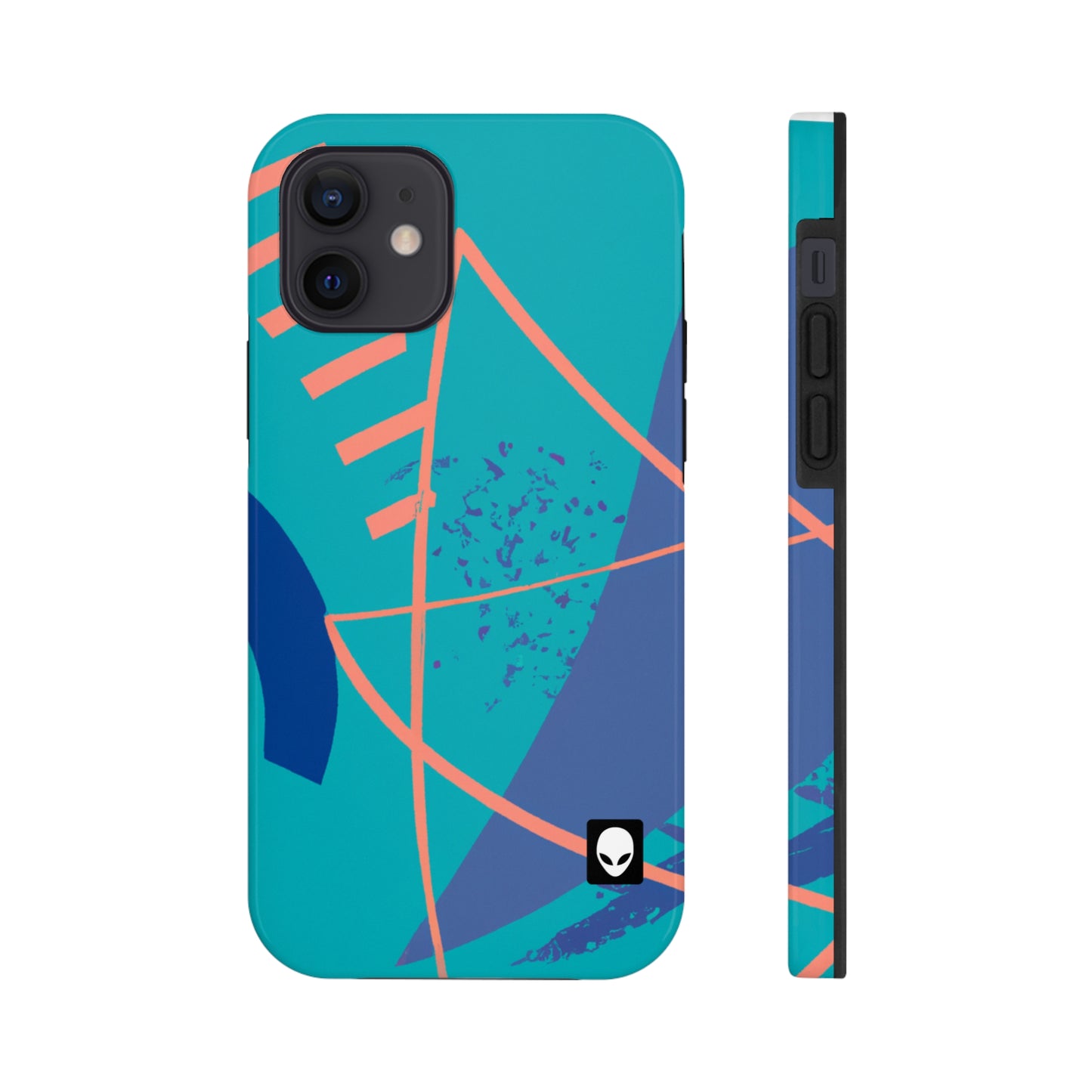 Geometrische Kunst: Eine Erforschung von Farbe und Form – The Alien Tough Phone Cases