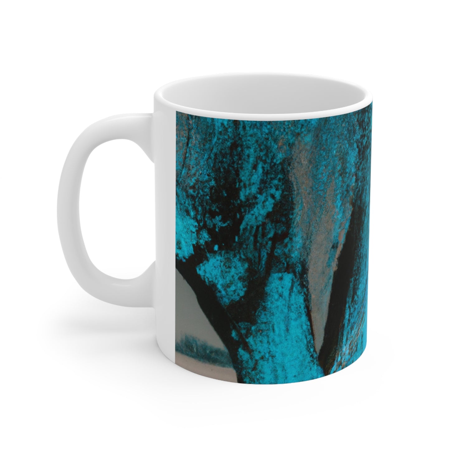 "Dreamscape: Explorando el reino interior" - Taza de cerámica The Alien 11 oz