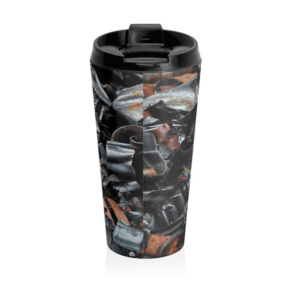 Rustic Reflections - The Alien Stainless Steel Travel Mug