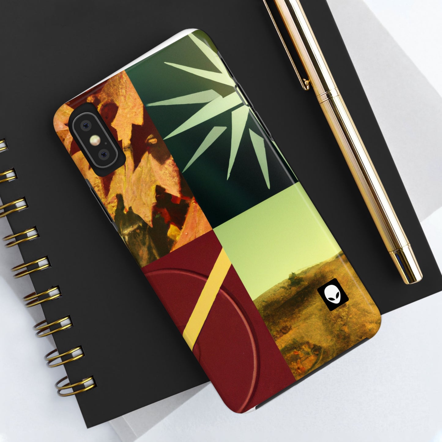 "Un reflejo de mi viaje: un collage de crecimiento y transformación" - The Alien Tough Phone Cases