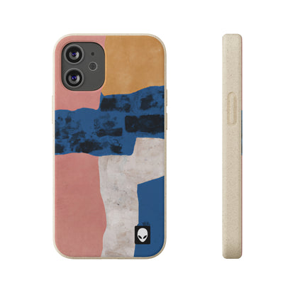 „Zusammenspiel von Licht und Schatten: Eine abstrakte Collage“ – The Alien Eco-Friendly Cases