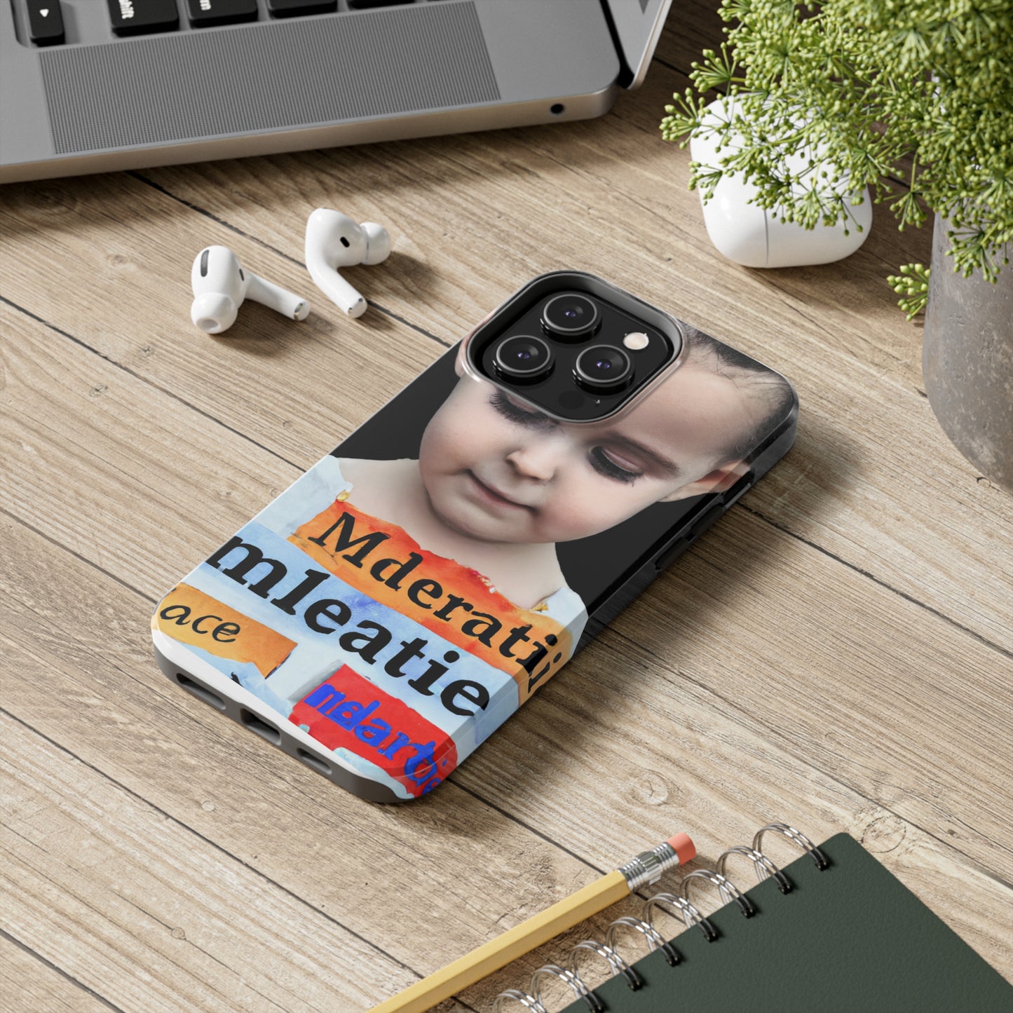 "Anxious Beginnings: A Child's Uncertain Futurescape". - The Alien Tough Phone Cases