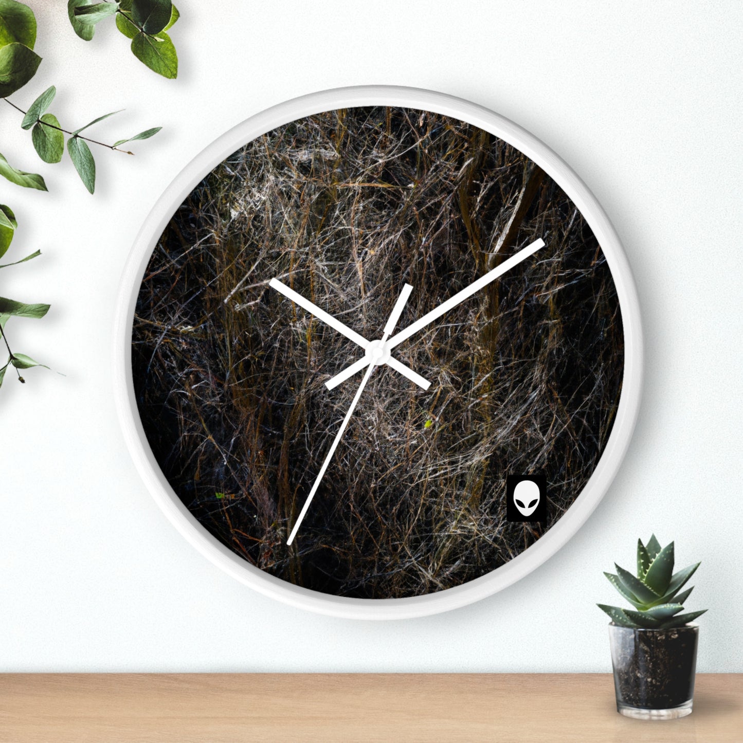 "A Glimpse of Nature's Glory" - The Alien Wall Clock