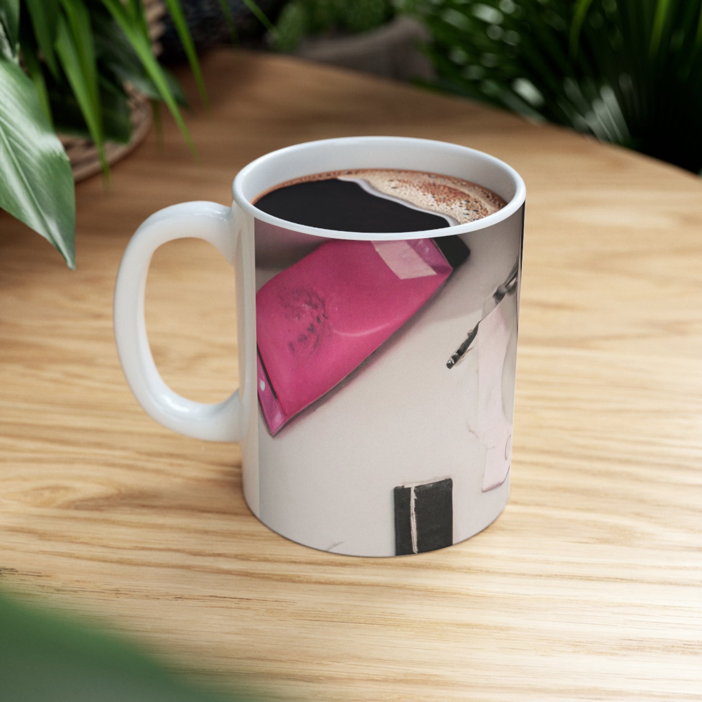 „Eine Spiegelung im Badezimmer“ – The Alien Keramiktasse 11 oz