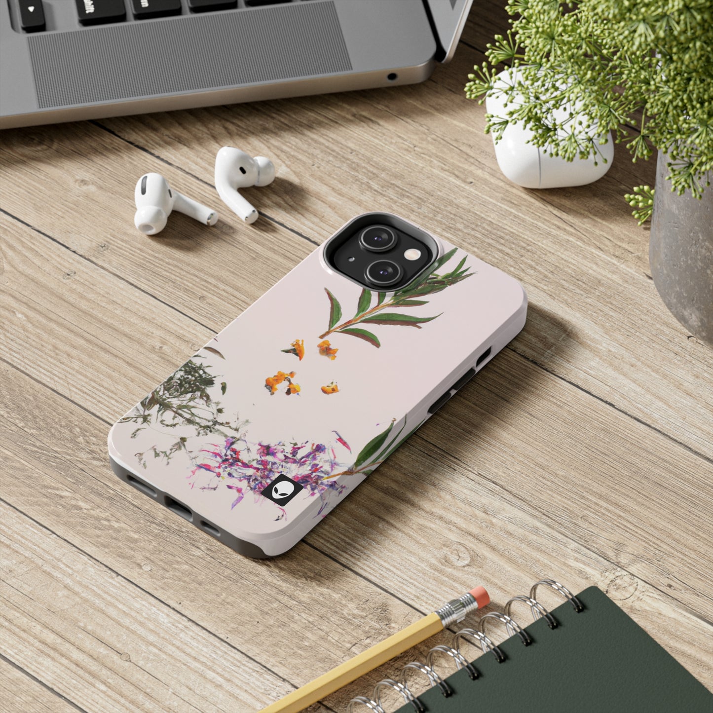 "Explorando la paleta de la naturaleza: un experimento en arte abstracto" - The Alien Tough Phone Cases