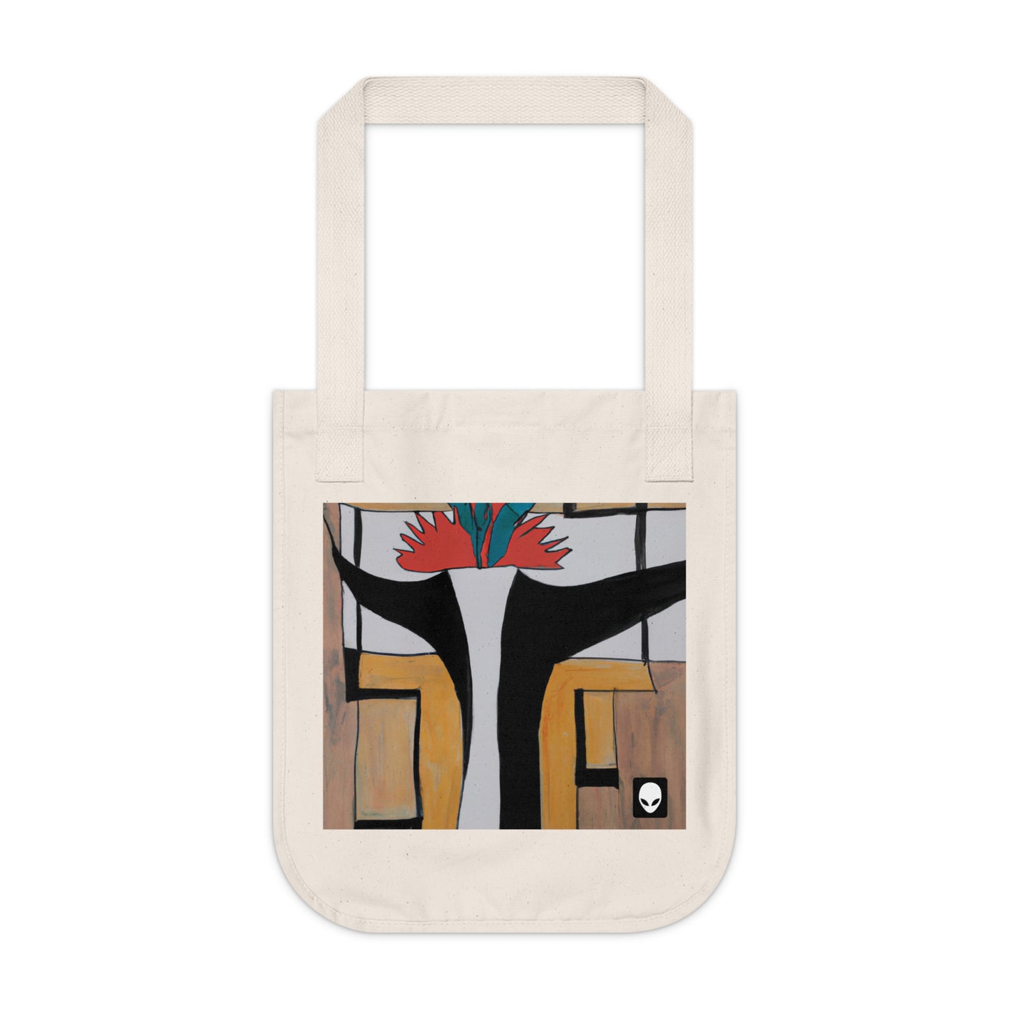 "Exploring Balance and Pattern in Abstract Art" - The Alien Eco-friendly Tote Bag