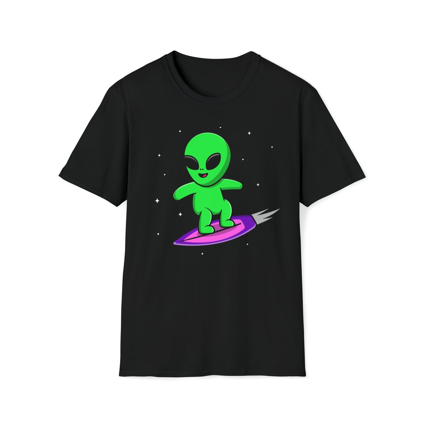 Galactic Explorer - The Alien Unisex Softstyle T-Shirt