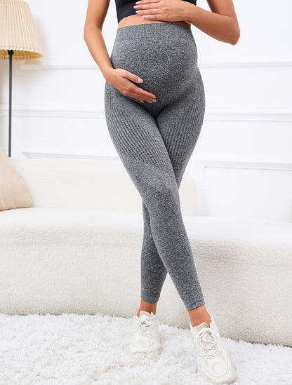 Three-dimensional Belly Support High Waist Pregnancy Yoga Pants