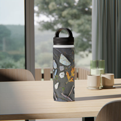 "Elements of Nature: Crafting a Creative Landscape" - The Alien Stainless Steel Water Bottle, Handle Lid