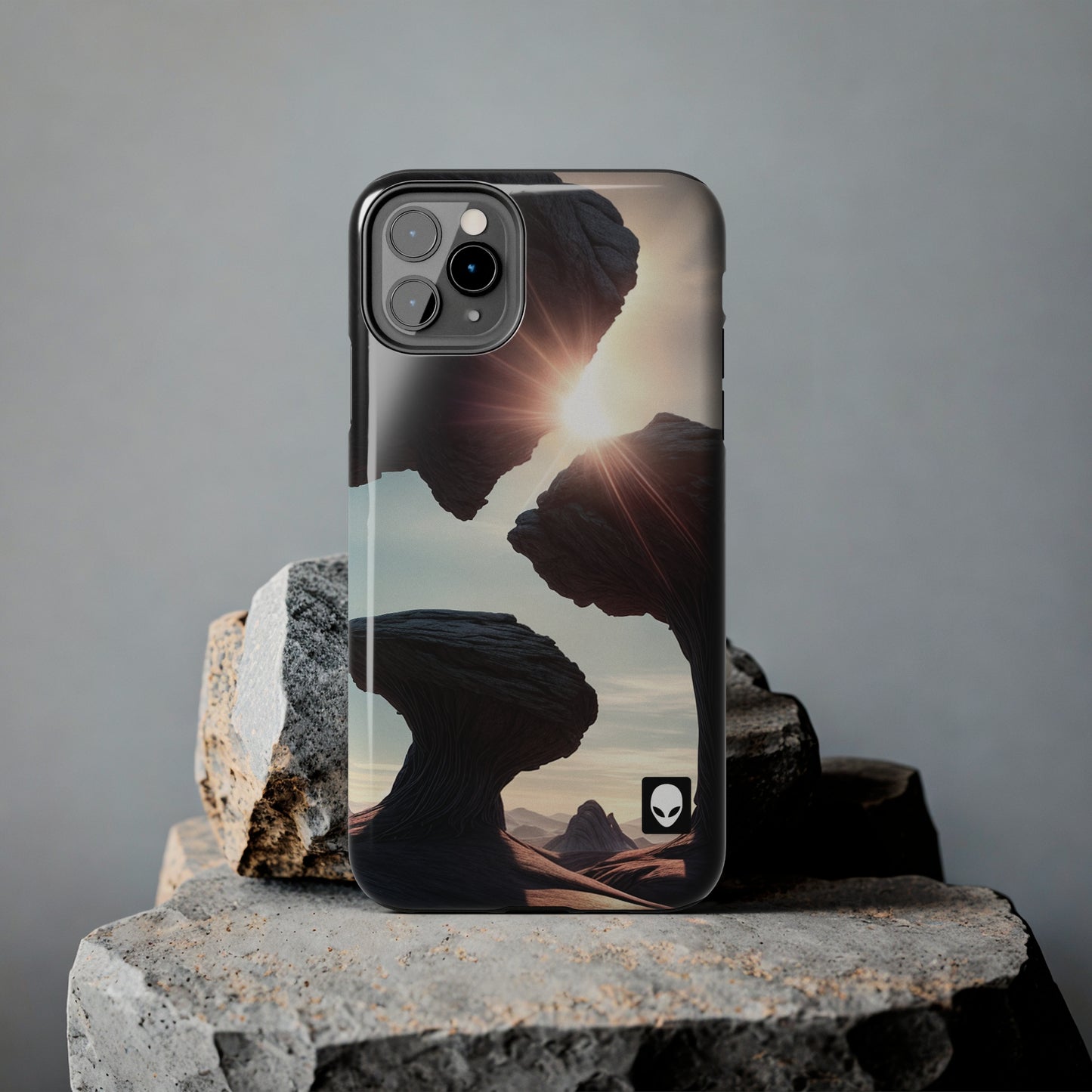 "Alien Landscape Odyssey" - The Alien Tough Phone Cases