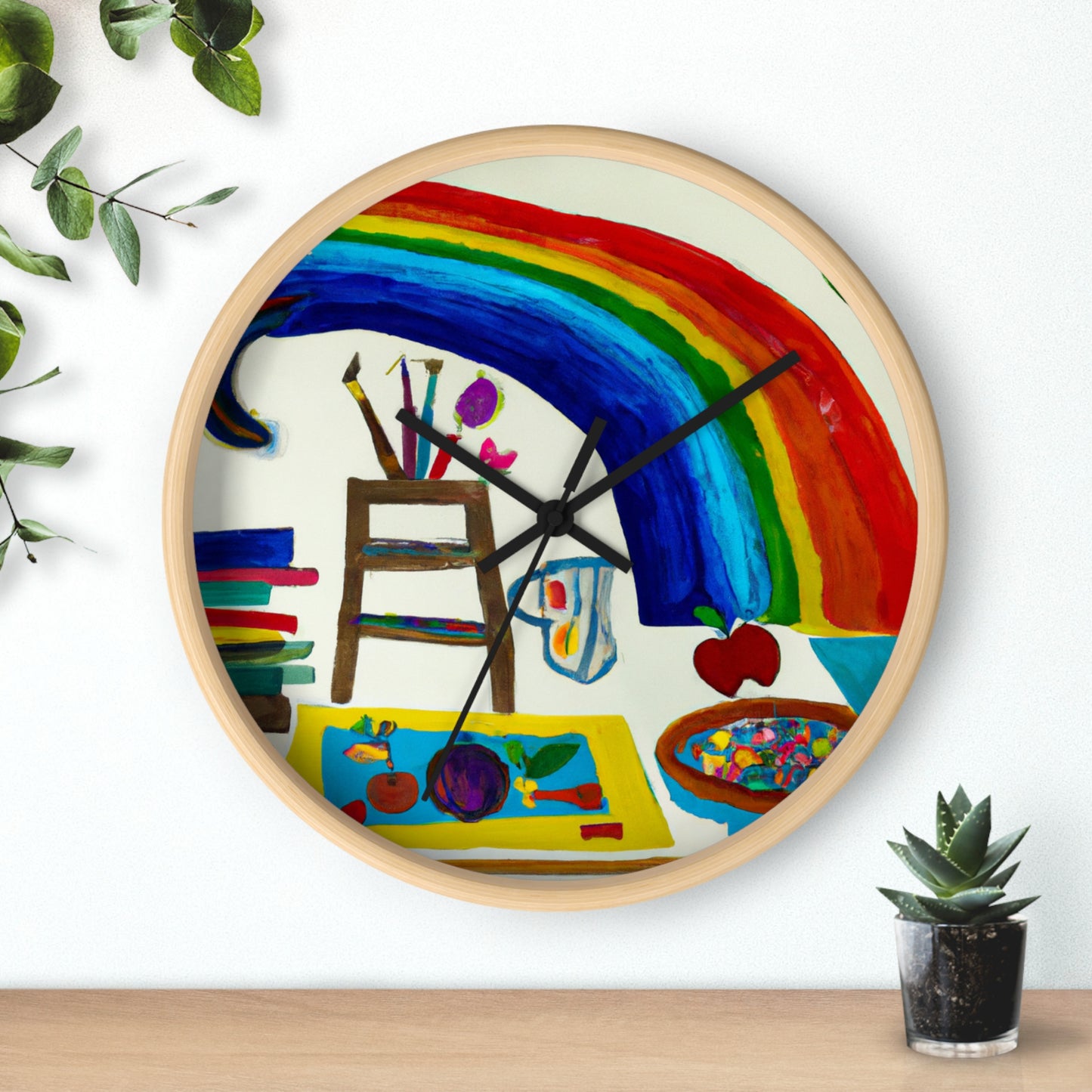 "A Fanciful Rainbow of Possibilities" - The Alien Wall Clock