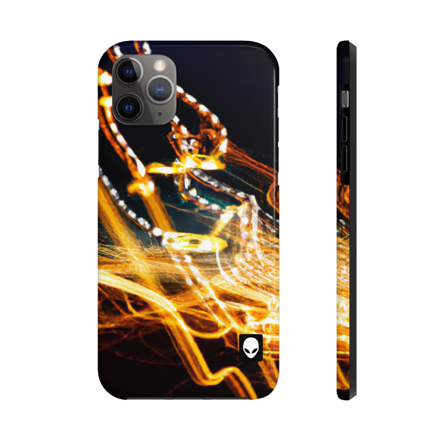 "Chaotic Disruption: An Abstract Exploration" - The Alien Tough Phone Cases