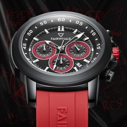 Reloj Daytona Multifuncional De Tres Ojos Y Seis Agujas