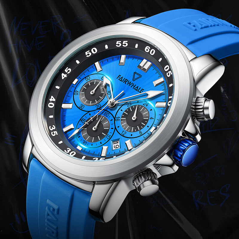 Reloj Daytona Multifuncional De Tres Ojos Y Seis Agujas