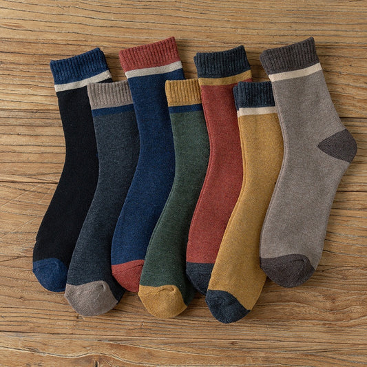 Extra dicke Thermo-Frottee-Röhrensocken im Vintage-Farbton für Herren