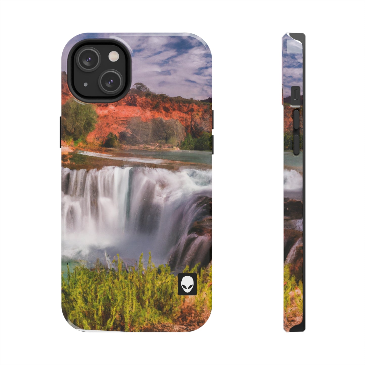 "Capturando la belleza de la naturaleza: creando un paisaje icónico en un arte vibrante" - The Alien Tough Phone Cases