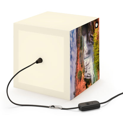 "Capturing Nature's Beauty: Crafting an Iconic Landscape in Vibrant Art" - The Alien Light Cube Lamp