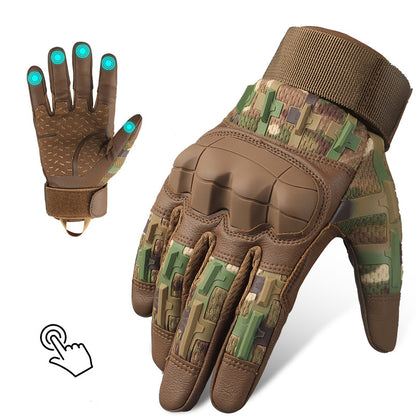 Outdoor Bergsteigen Anti-Rutsch-Motorrad-Vollfinger-Handschuhe Touchscreen