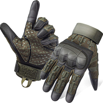 Outdoor Bergsteigen Anti-Rutsch-Motorrad-Vollfinger-Handschuhe Touchscreen