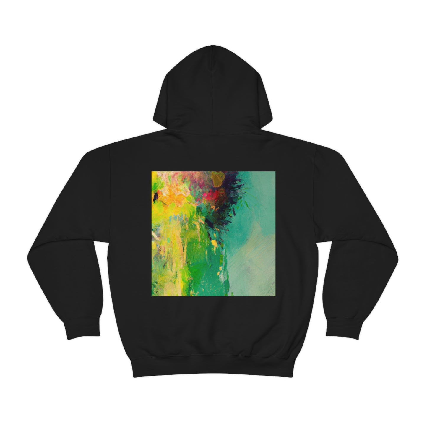 "Un día de verano perezoso: una oda abstracta" - La sudadera con capucha unisex Alien