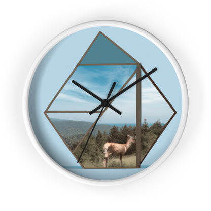 "Dreamscapes: An Everyday Art Collage" - The Alien Wall Clock