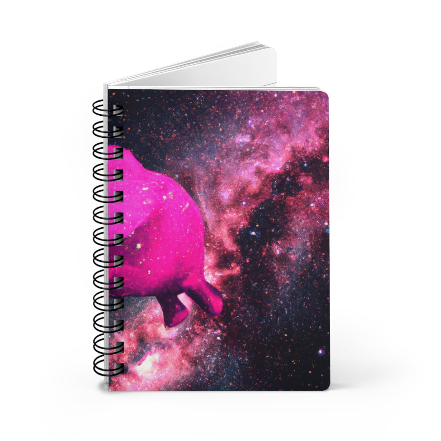 "Majestic Pinkelephant Exploration" - The Alien Spiral Bound Journal