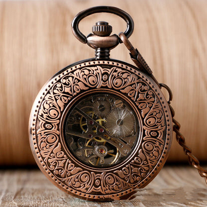 Personalized Flip Manual Manipulator Pocket Watch