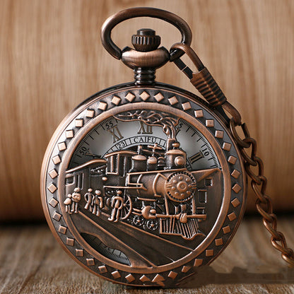 Personalized Flip Manual Manipulator Pocket Watch