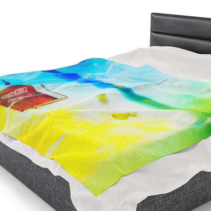 "Exploring My World through Art: Capturing the Memories of Places Visited" - The Alien Velveteen Plush Blanket