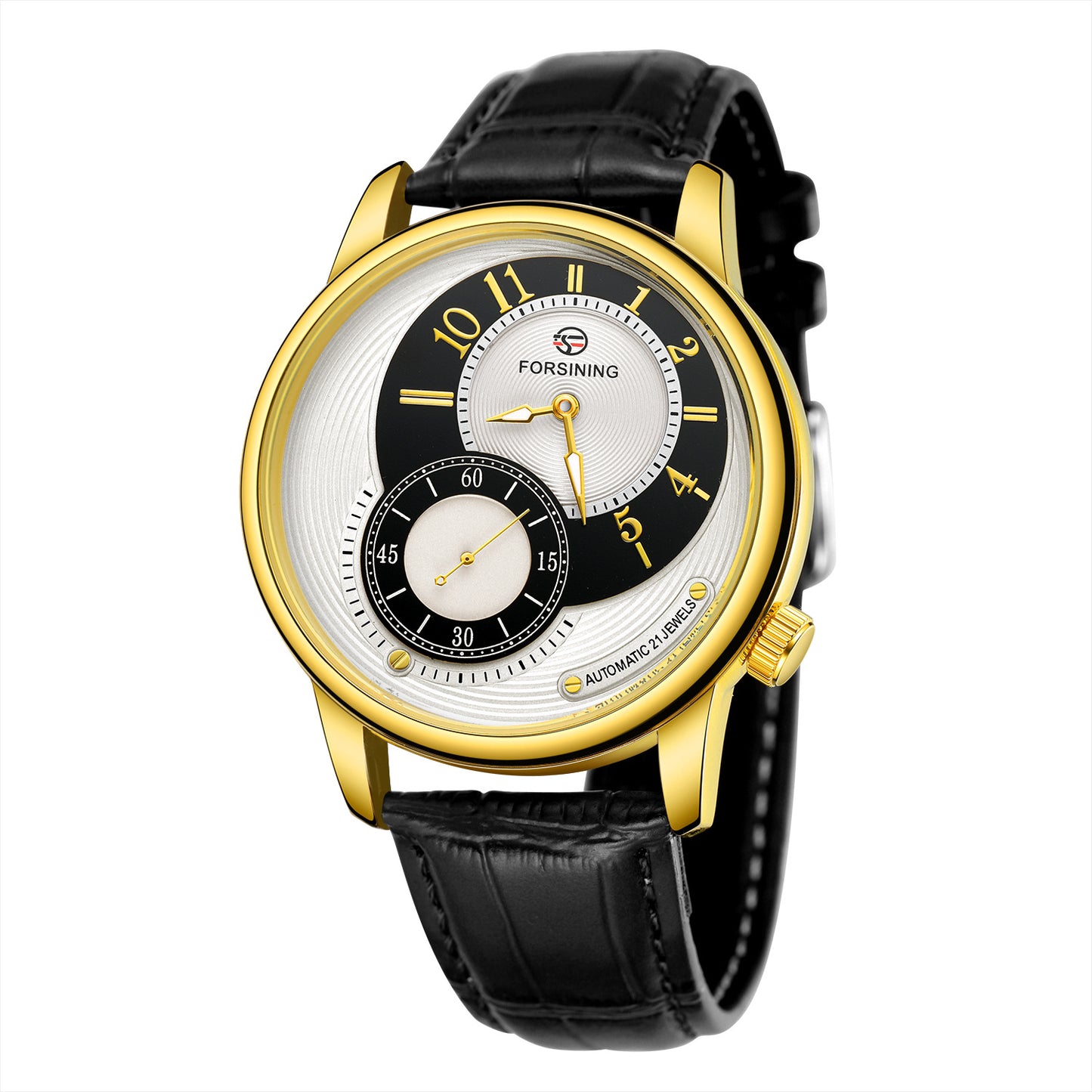 Reloj mecánico automático informal de moda para hombre