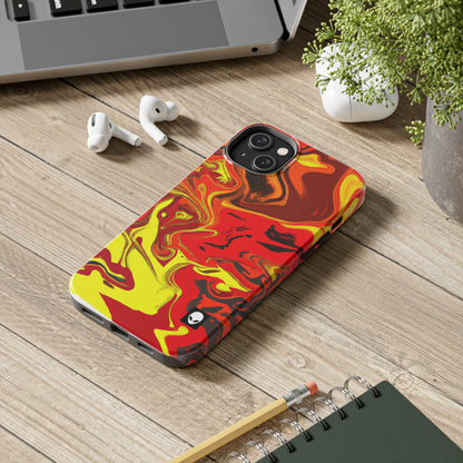 "Abstract Energy in Motion" - The Alien Tough Phone Cases