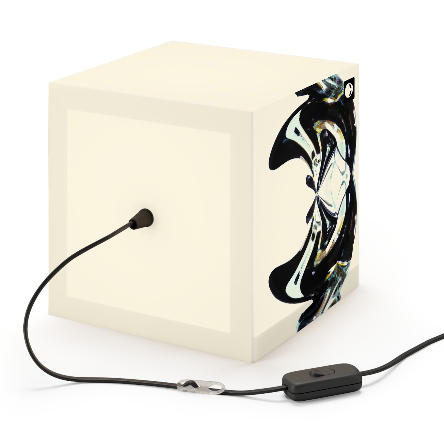 "Merging Perspectives: Crafting a Dynamic Visual Representation" - The Alien Light Cube Lamp