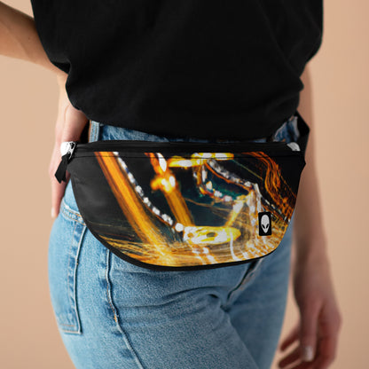 "Chaotic Disruption: An Abstract Exploration"- The Alien Fanny Pack